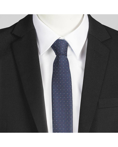 CORBATA SIN NUDO DE PALA ESTRECHA PUNTOS GARYS