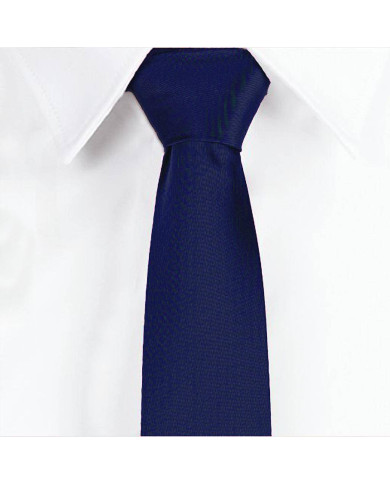 CORBATA SIN NUDO DE PALA ESTRECHA JACQUARD RAYA GARYS