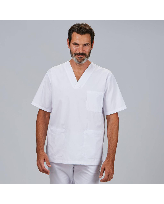 BLUSA SANITARIO UNISEX PICO SARGA "RED LINE" GARYS