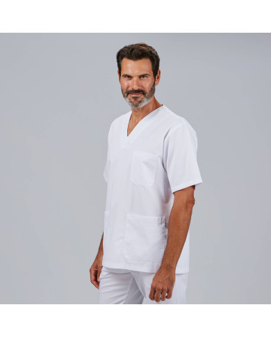 BLUSA SANITARIO UNISEX PICO SARGA "RED LINE" GARYS
