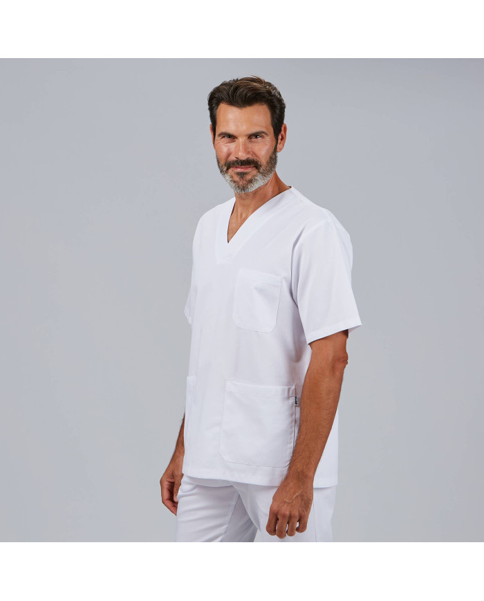 BLUSA SANITARIO UNISEX PICO SARGA "RED LINE" GARYS