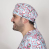 GORRO CIRUJANO TIRAS NAVIDAD SANTAS GARYS