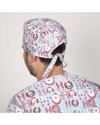 GORRO CIRUJANO TIRAS NAVIDAD SANTAS GARYS
