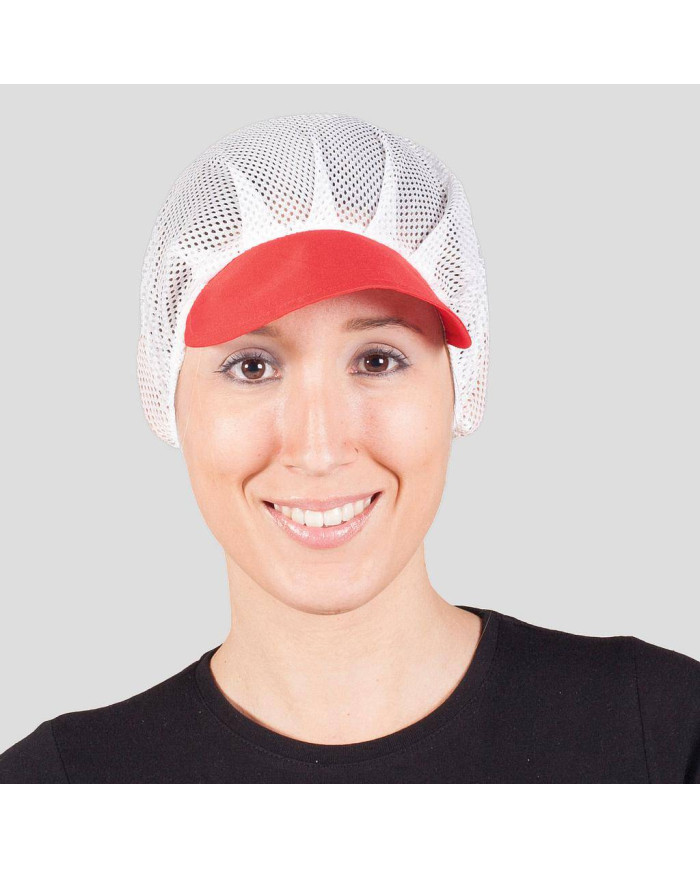 GORRA UNISEX REJILLA VISERA COLOR (PAQ. 10 UNID) GARYS