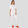 CONJUNTO UNISEX ABOTONADO SARGA BLANCA GARYS