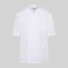 CHAQUETA UNISEX POPELIN FINO BLANCO M/C GARYS