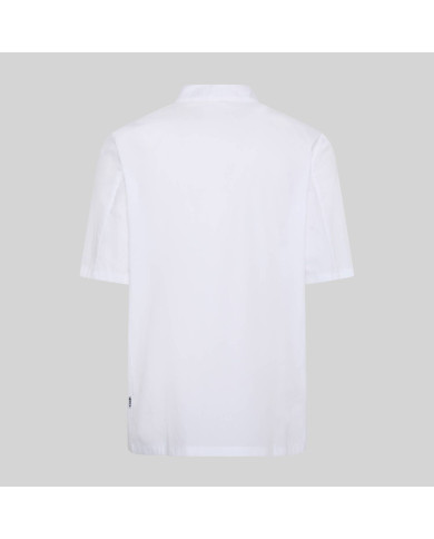CHAQUETA UNISEX POPELIN FINO BLANCO M/C GARYS