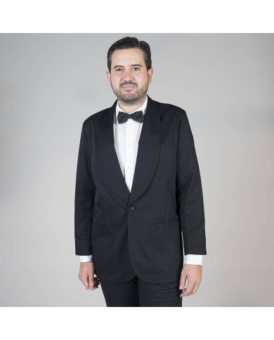 CHAQUETILLA SMOKING 1 BOTON NEGRA GARYS