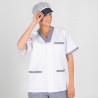BLUSA SANITARIO MUJER PICO ABIERTO BOTONES COMBI GARYS