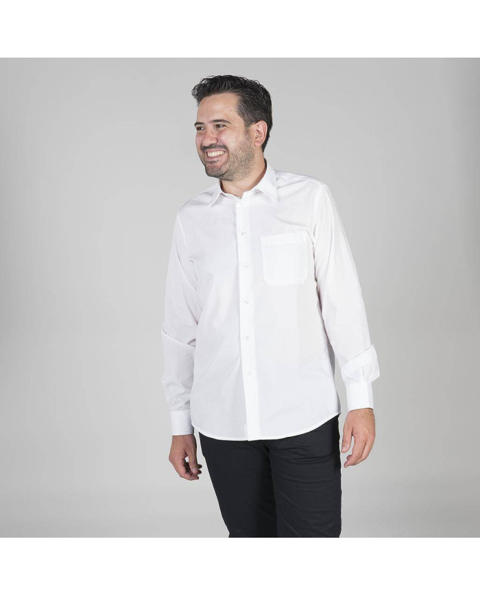 CAMISA HOMBRE 1 BOLSILLO M/LARGA GARYS