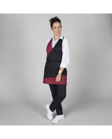 DELANTAL BISTRO COMBINADO 80X65 CM GARYS | Delantales |