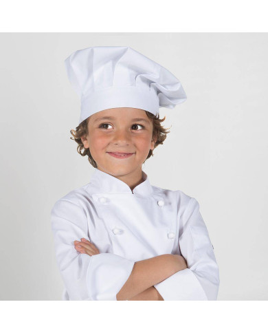 GORRO GRAN CHEF INFANTIL BLANCO GARYS