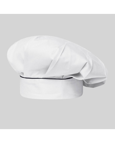 GORRO CHEF CON VELCRO BLANCO VIVO COLOR GARYS