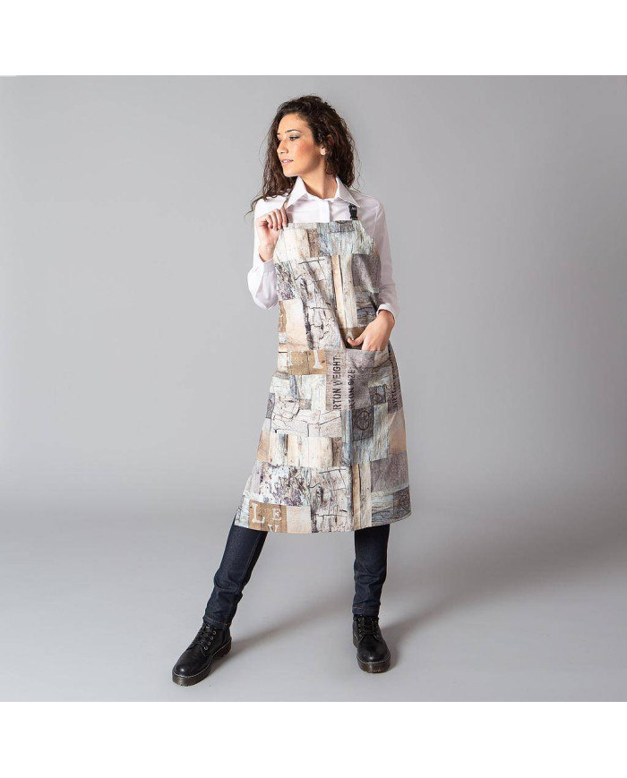 DELANTAL ESTAMPADO HEBILLA 95X75 CM GARYS | Delantales