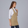 DELANTAL BISTRO SARGA POLIESTER 80X65 CM GARYS