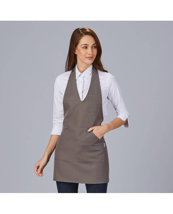 DELANTAL BISTRO SARGA POLIESTER 80X65 CM GARYS