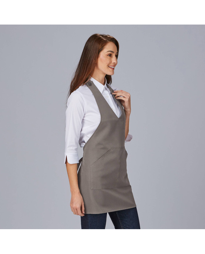 DELANTAL BISTRO SARGA POLIESTER 80X65 CM GARYS