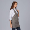 DELANTAL BISTRO SARGA POLIESTER 80X65 CM GARYS