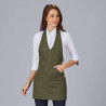DELANTAL BISTRO SARGA POLIESTER 80X65 CM GARYS