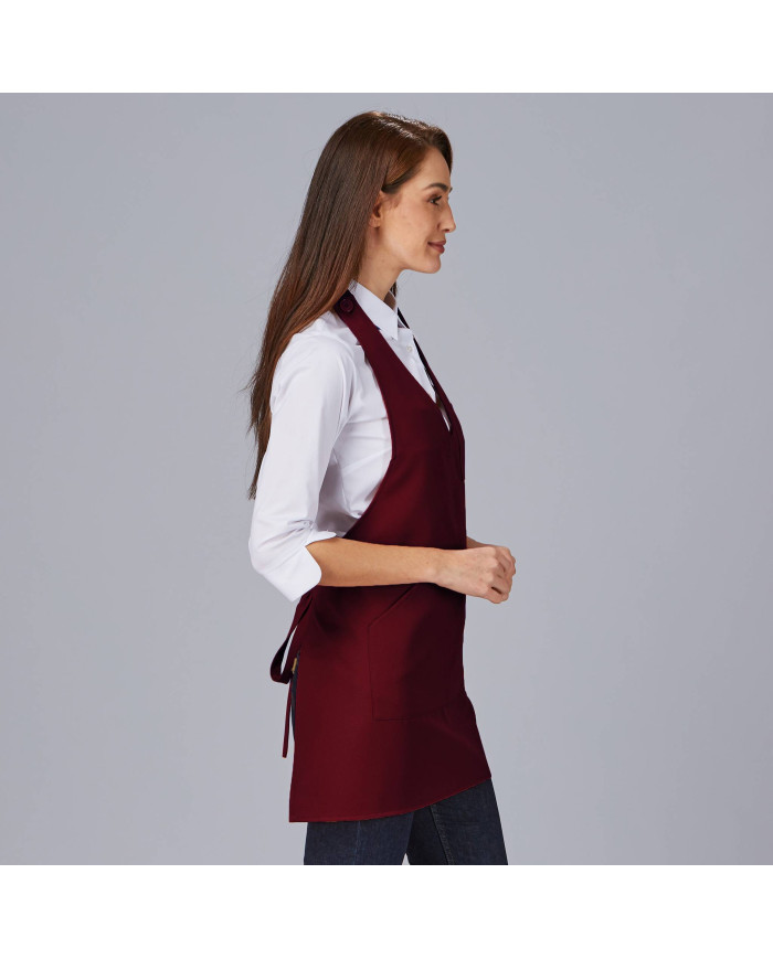 DELANTAL BISTRO SARGA POLIESTER 80X65 CM GARYS