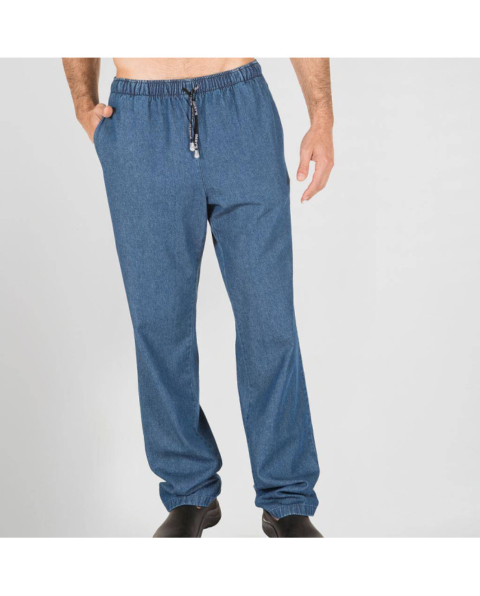 PANTALON GOMA+CORDON TEJANO LAVADO GARYS | Pantalones |