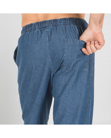 PANTALON GOMA+CORDON TEJANO LAVADO GARYS | Pantalones |