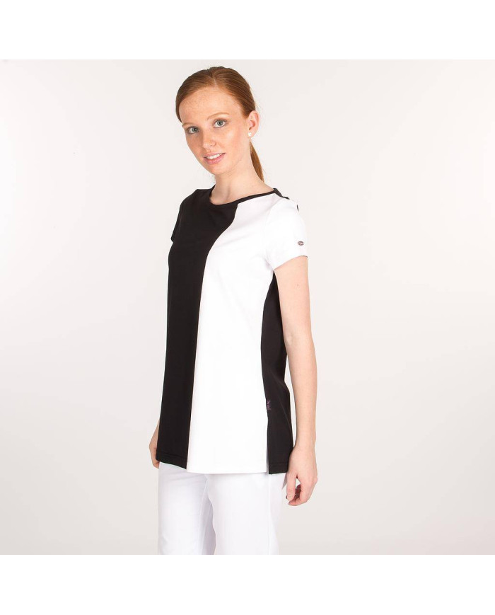 BLUSA MUJER HAWAI NEGRA GARYS | Blusas | Uniformes Ocio y