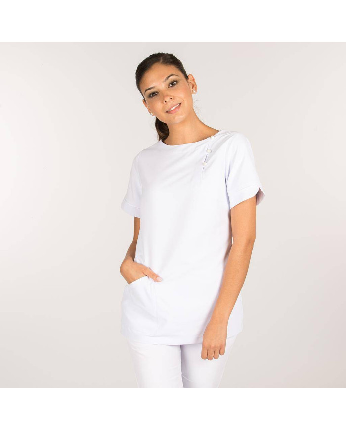 BLUSA MUJER SAMOA BLANCA GARYS | Blusas | Uniformes Ocio y