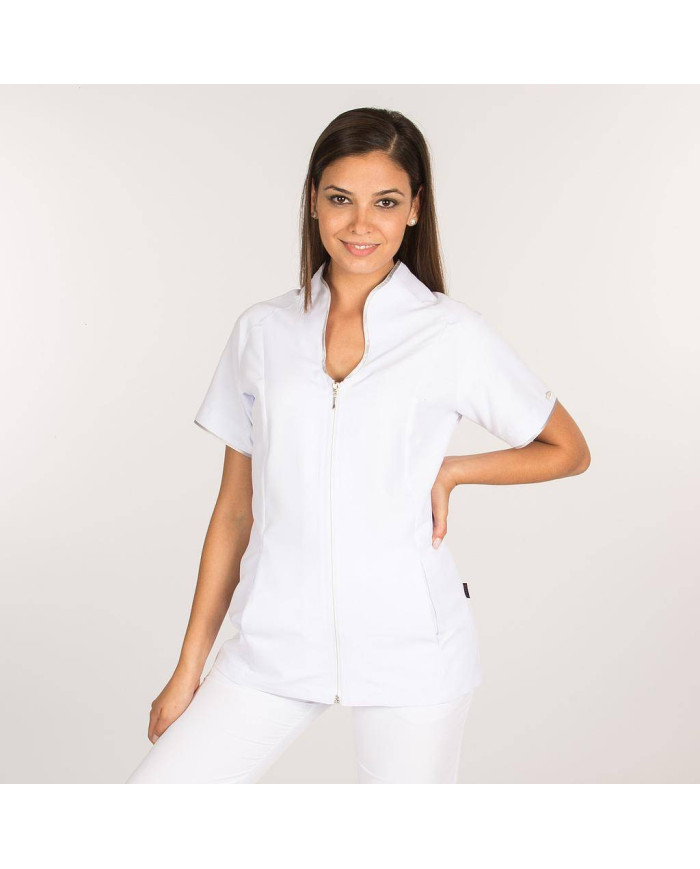BLUSA MUJER TUPAI BLANCA GARYS | Blusas | Uniformes Ocio y
