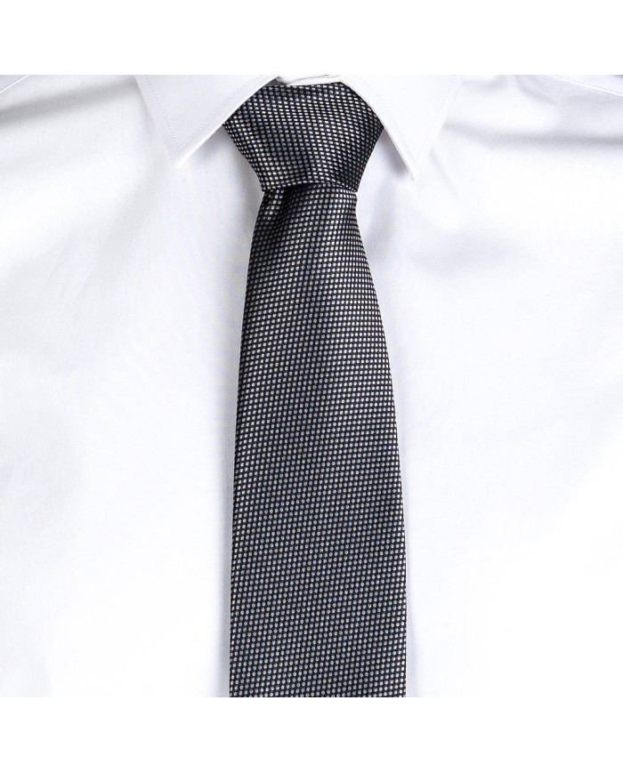 CORBATA SIN NUDO JACQUARD OJO DE PERDIZ GARYS