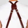 DELANTAL CON PETO COLORADO 75X80 CM GARYS | Delantales