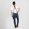 DELANTAL CON PETO COLORADO 75X80 CM GARYS | Delantales