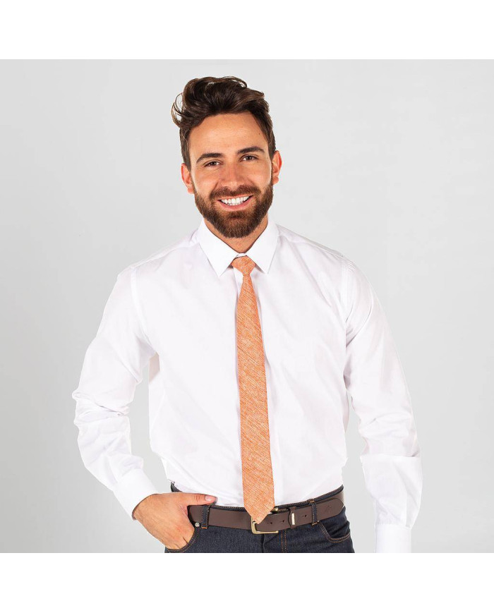CORBATA CON NUDO DE PALA ESTRECHA GARYS