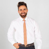 CORBATA CON NUDO DE PALA ESTRECHA GARYS
