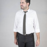 CORBATA CON NUDO DE PALA ESTRECHA GARYS
