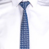CORBATA CON NUDO DE PALA ESTRECHA JACQUARD GARYS