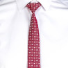 CORBATA CON NUDO DE PALA ESTRECHA JACQUARD GARYS