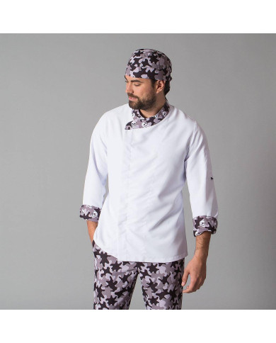 CHAQUETA COCINA UNISEX MILITAR GARYS | Chaqueta de Chef |