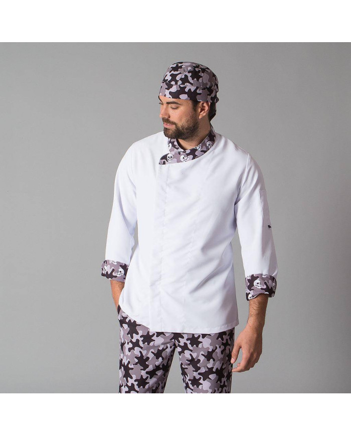 CHAQUETA COCINA UNISEX MILITAR GARYS | Chaqueta de Chef