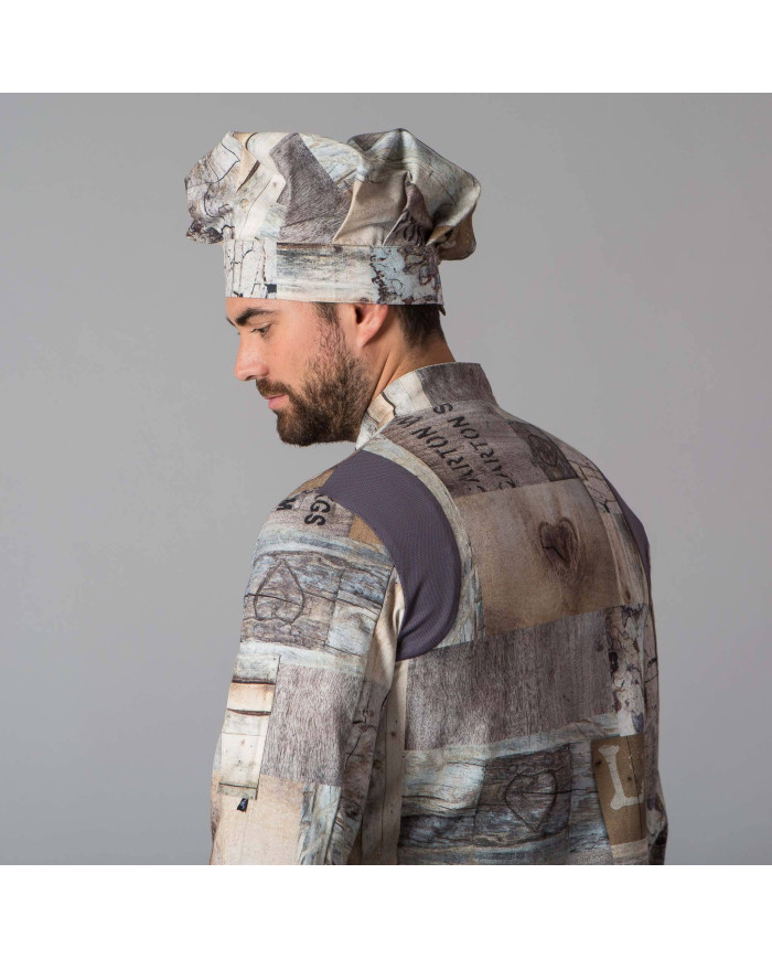 CHAQUETA COCINA UNISEX MADERAS GARYS | Chaqueta de Chef