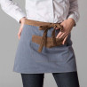 DELANTAL SIN PETO CORTO COMBINADO ANTELINA 35X57 CM GARYS