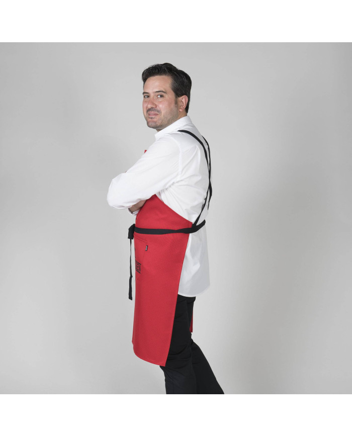 DELANTAL CON PETO GOURMET ESTAMPADO 92X75 CM GARYS