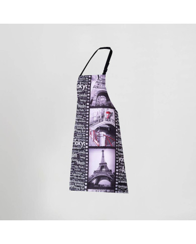 DELANTAL CON PETO ESTAMPADO 80X68 CM GARYS | Delantales |