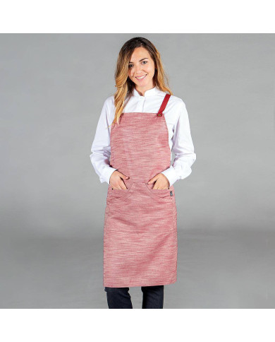 DELANTAL CON PETO SARGA RUSTICA 87X74 CM GARYS | Delantales