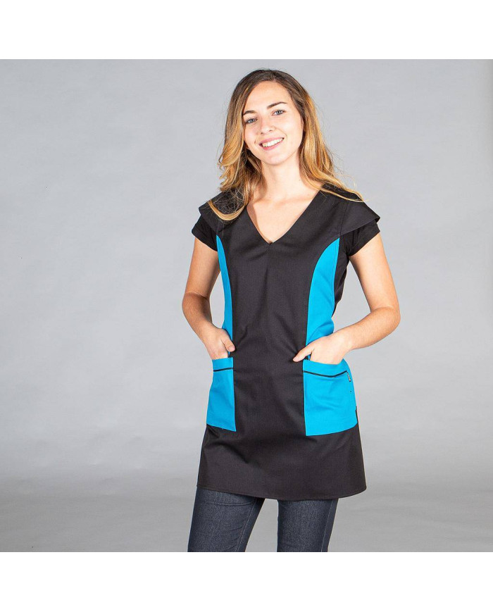 CASULLA NEGRA COMBINADA GARYS | Casullas | Uniformes