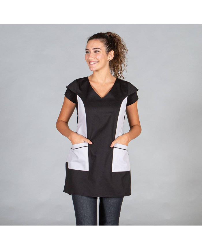 CASULLA NEGRA COMBINADA GARYS | Casullas | Uniformes