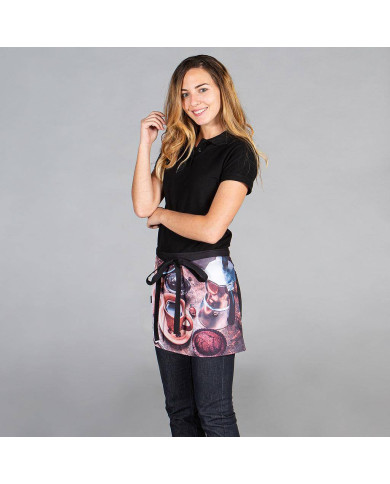 DELANTAL CORTO ESTAMPADO 35X60 CM GARYS | Delantales |