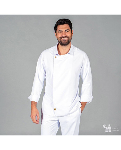 CHAQUETA COCINA UNISEX ARIAS TEJIDO RECICLADO MICROFIBRA