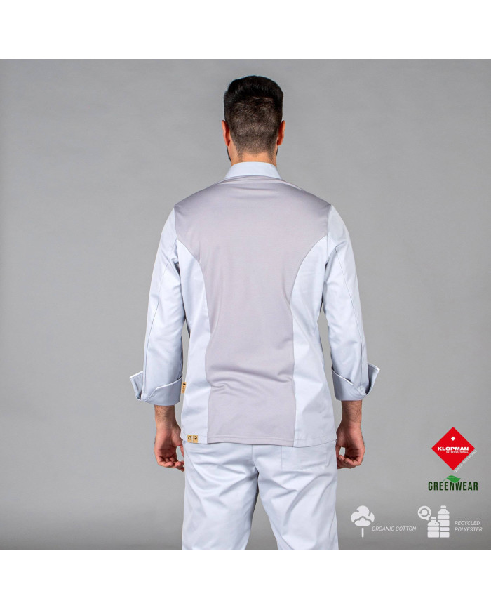 CHAQUETA COCINA UNISEX BELTRAN TEJIDO RECICLADO Y ORGANICO