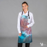 DELANTAL CON PETO ESTAMPADO TEJIDO RECICLADO 80X68 CM GARYS